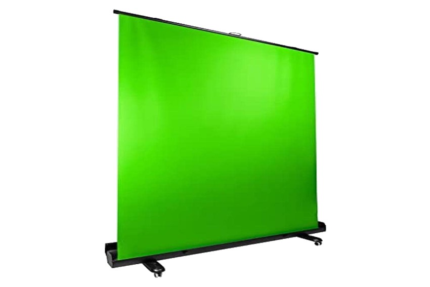 Chroma key retrátil (Tela de fundo verde chroma key retrátil 1,5x2m)