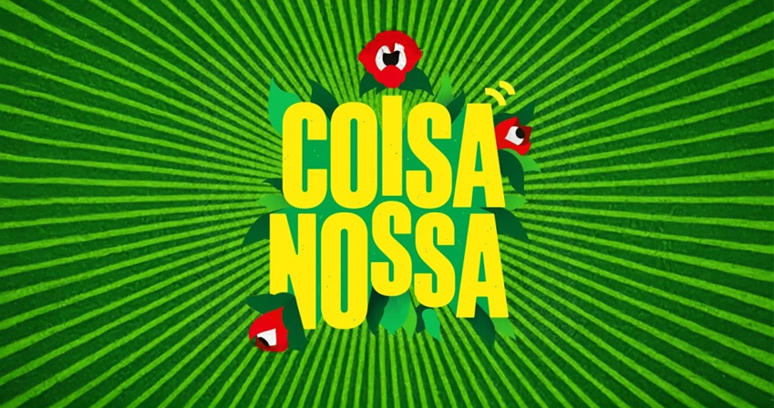 Set do Coisa Nossa com estética pop-brasileira